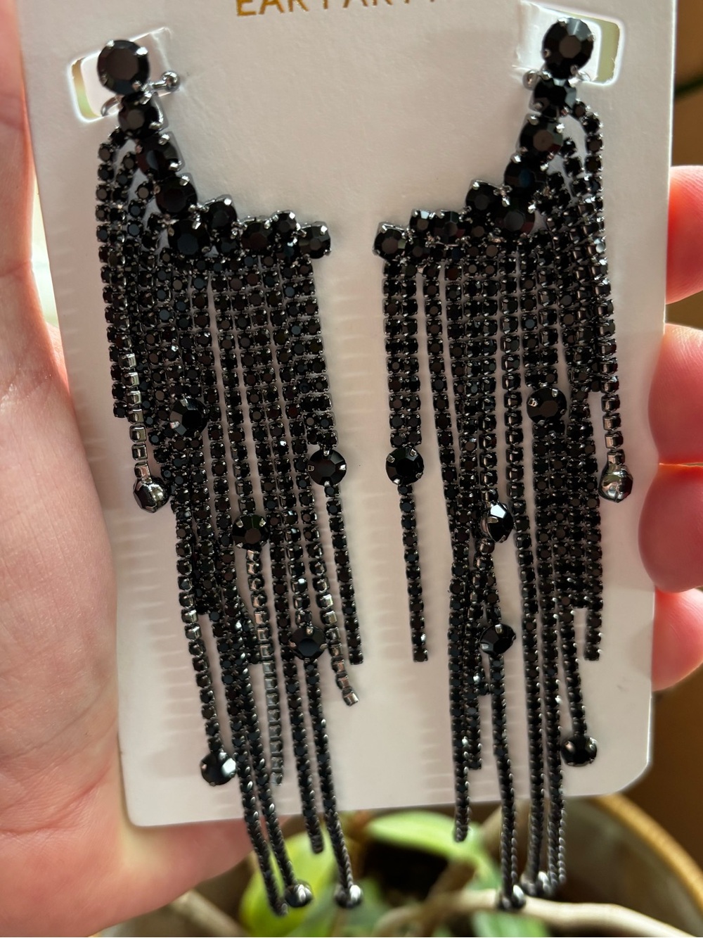 Free People Comeback Kid Ear Party Black Ear Climber NWT (Black only)